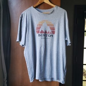 Burton Gray Graphic T-Shirt for Men Size XXL